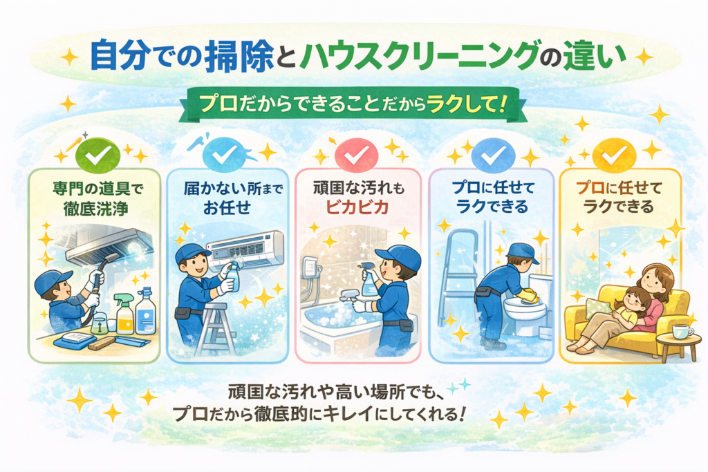 ハウスクリーニングのプロとは