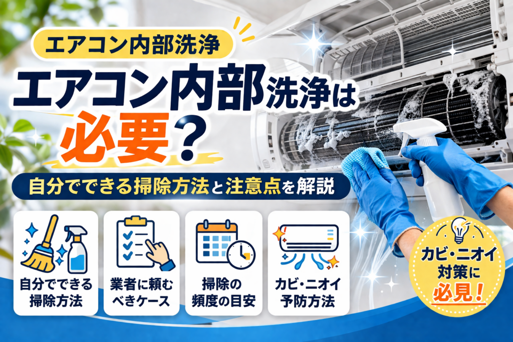 エアコン内部の洗浄