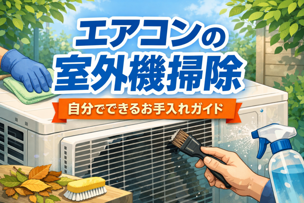 エアコンの室外機掃除