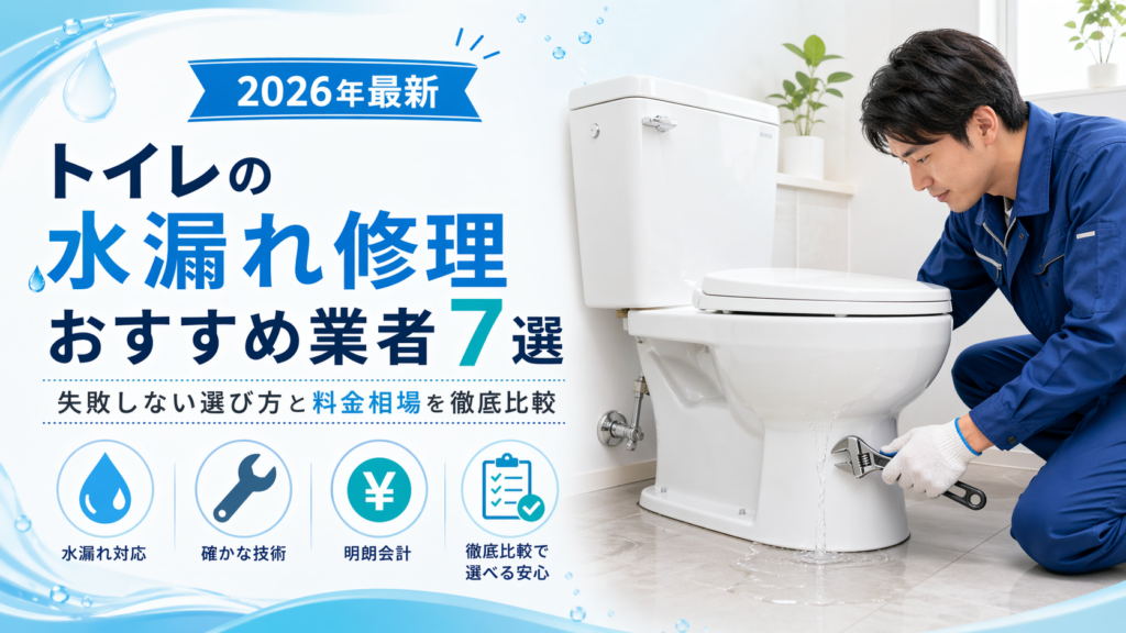 トイレの水漏れ修理業者