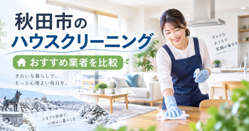 秋田市のハウスクリーニング