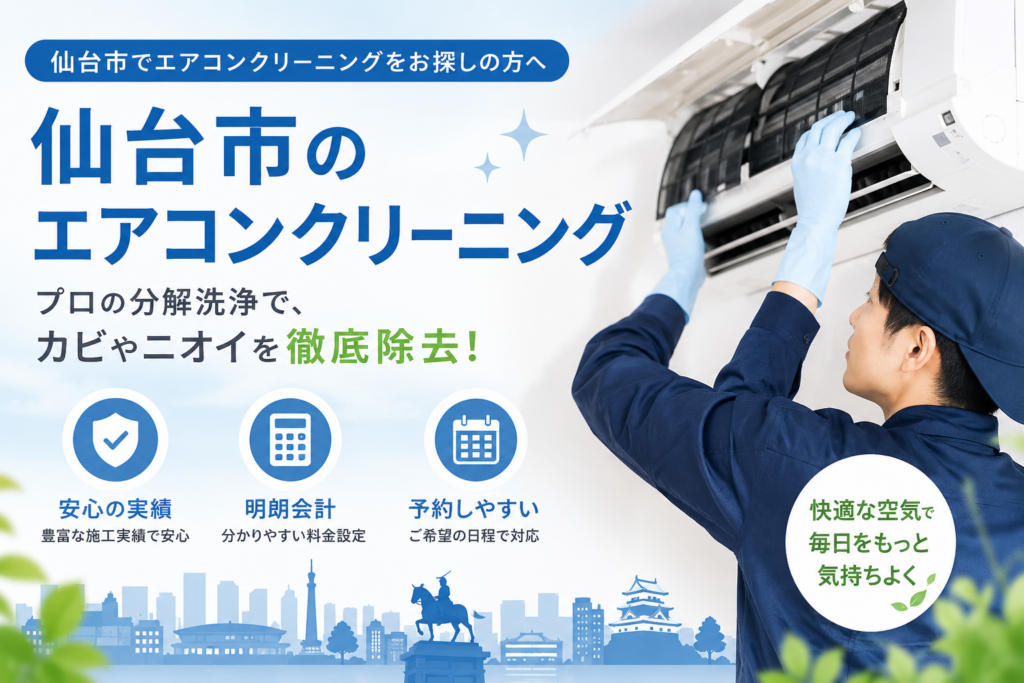 仙台市のエアコンクリーニング
