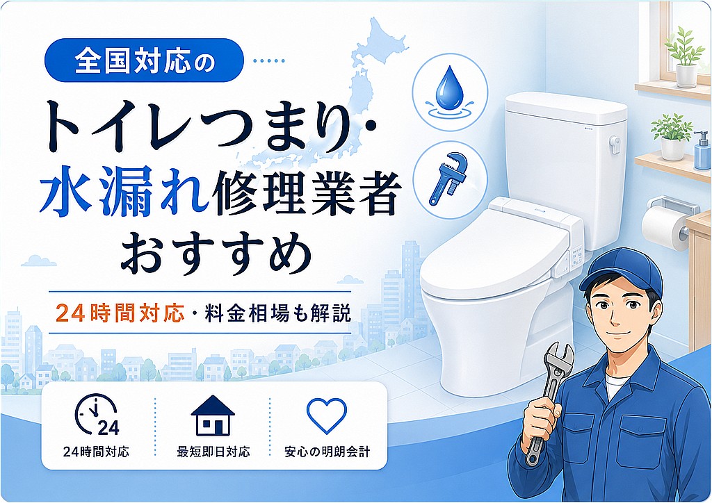 トイレ修理業者のおすすめ