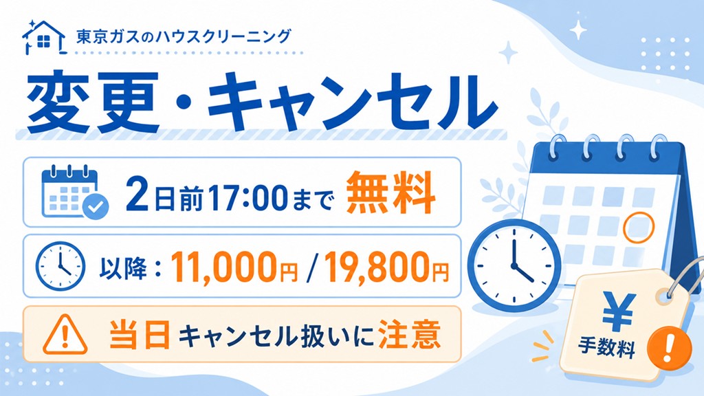 変更・キャンセルの手数料