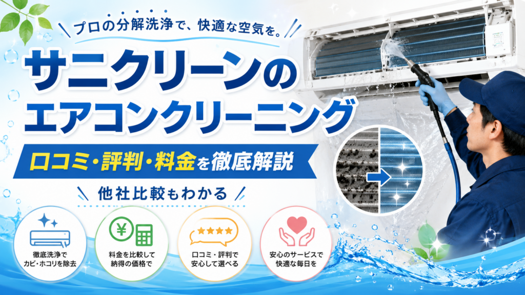 サニクリーンのエアコンクリーニング