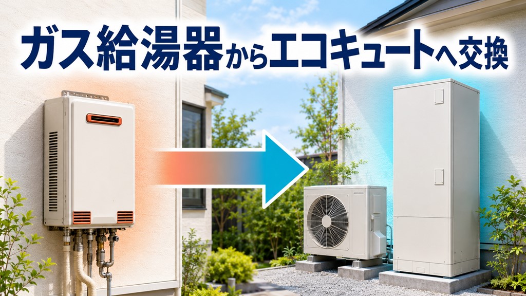 ガス給湯器からエコキュート